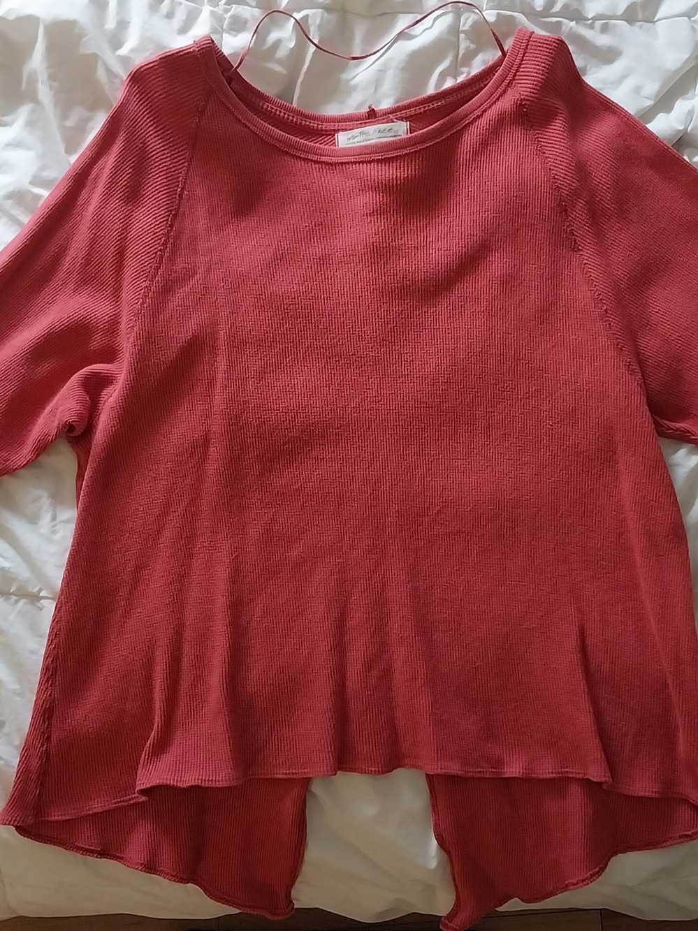 Free People We The Free Women's Relaxed Boatneck Sweater - Rose Pink - Picture 4 of 6